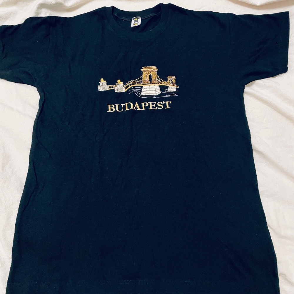 Budapest Embroidered T-Shirt